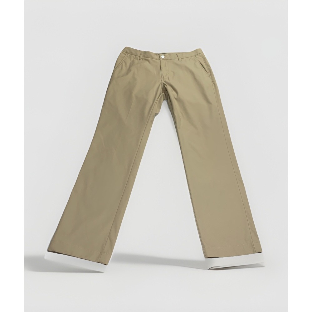 Bonobos Golf Pants Mens 33x31 Slim Khaki Beige Chino Performance Fit Lightweight